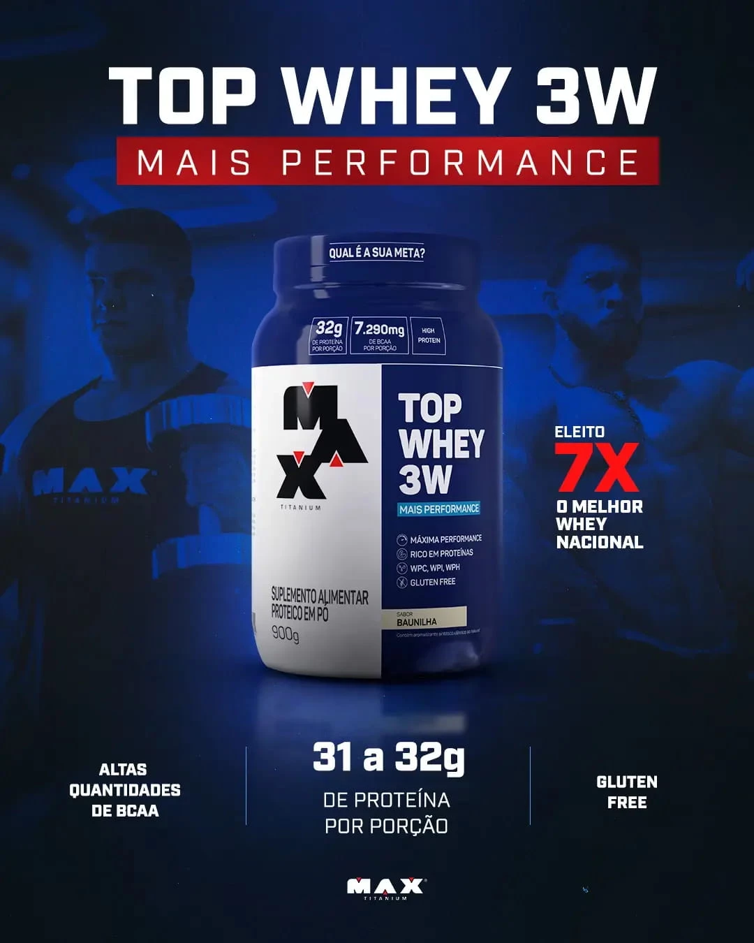 Imagem relacionada a Top Whey 3W Max Titanium